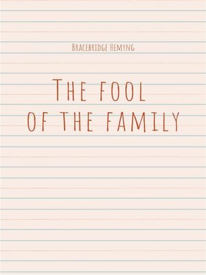 cover image of The fool of the family